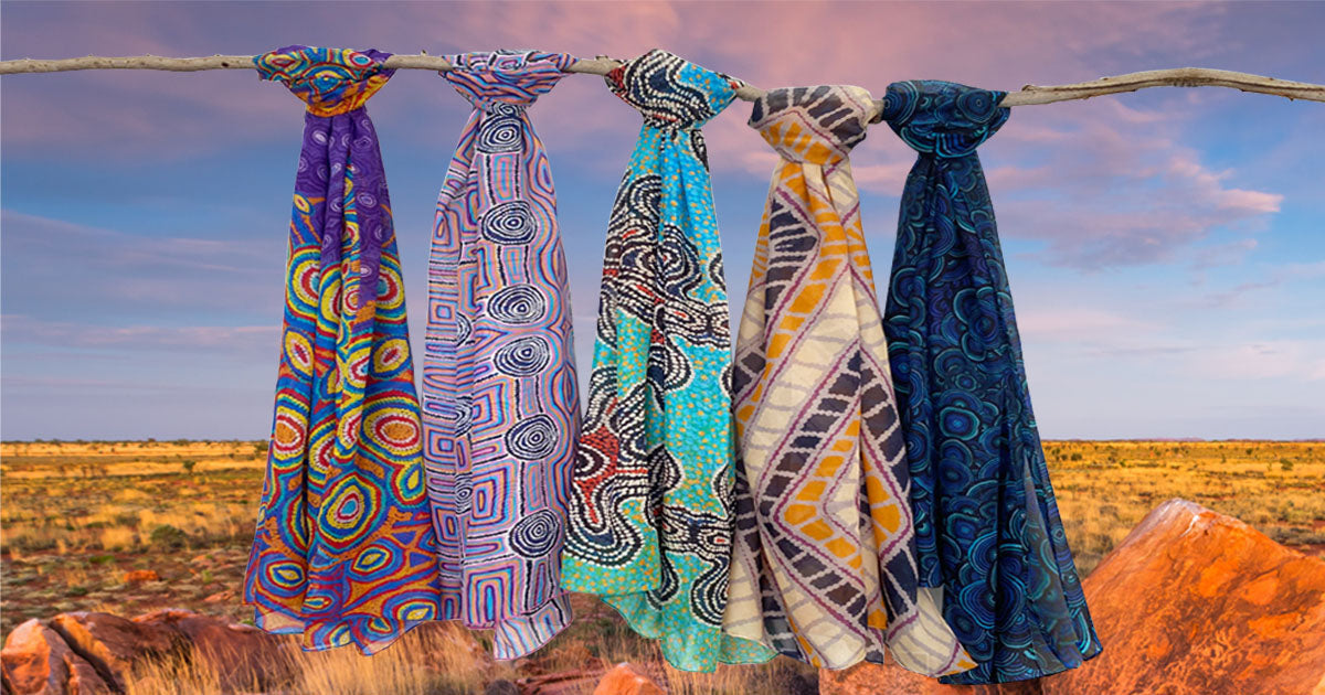 Celebrate Australia’s Indigenous Cultural Heritage with Mainie’s Exquisite Silk Scarves